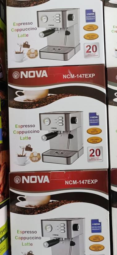 قهوه یاز نوا تمام استیل اسپرسوساز نوا مدل NCM-147EXP